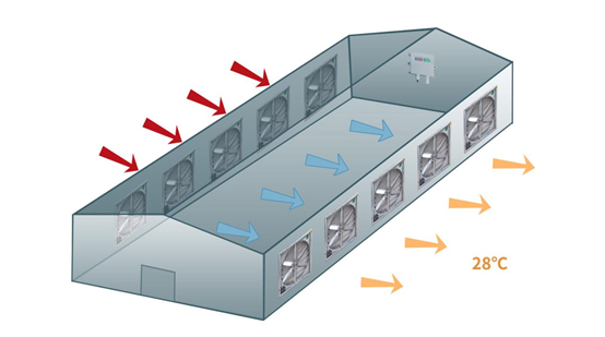 養殖場通風示意圖