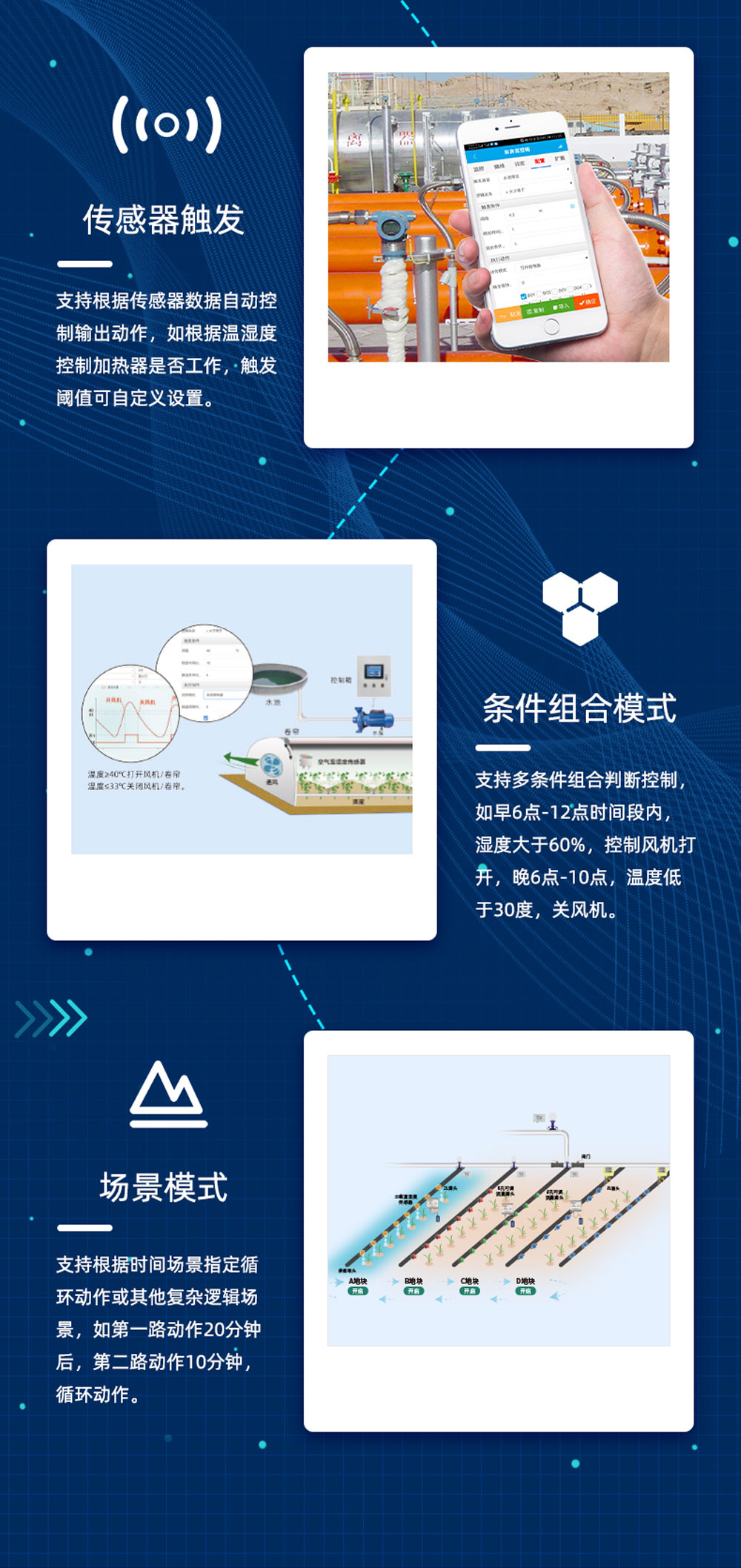 8路智慧農(nóng)業(yè)控制系統(tǒng)基礎(chǔ)版工作模式