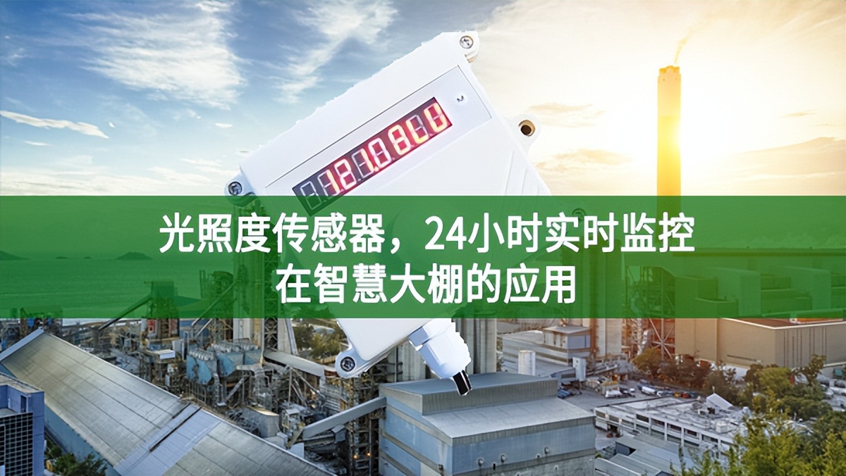 光照度傳感器，24小時實時監控在智慧大棚的應用