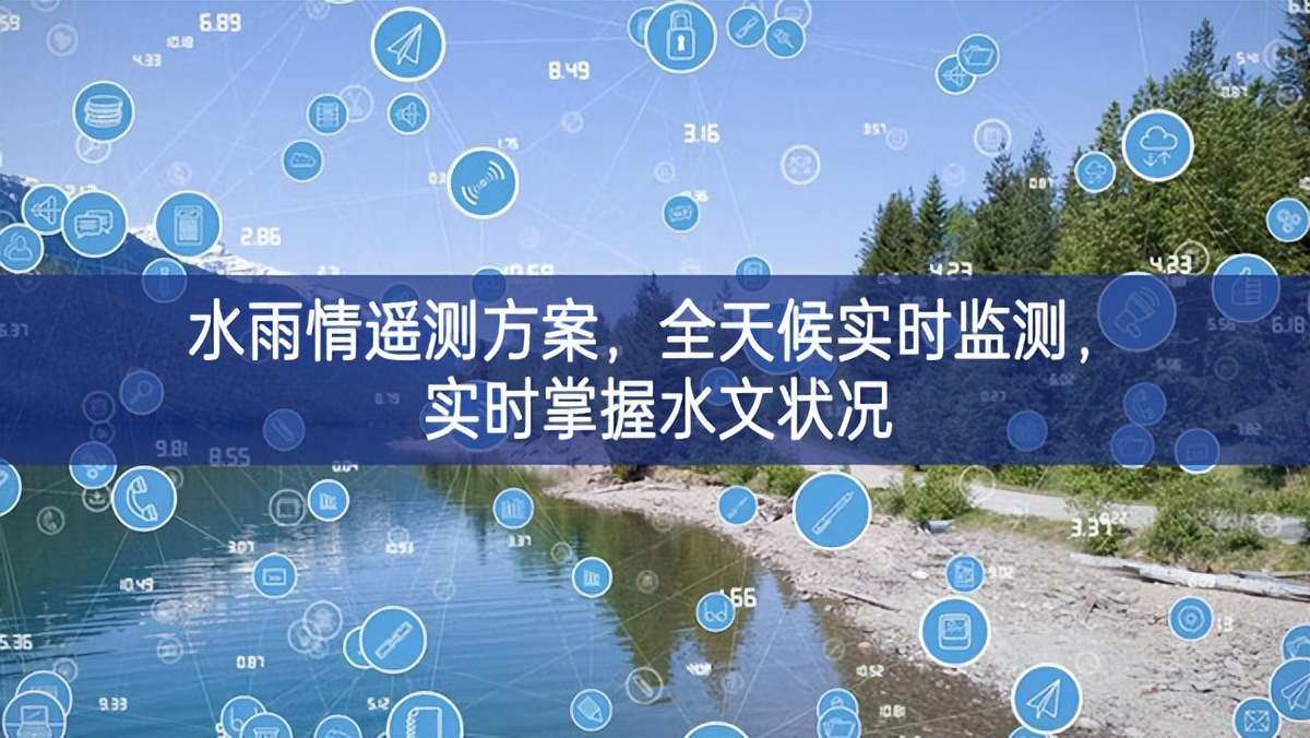 水雨情遙測方案，全天候實時監測，實時掌握水文狀況