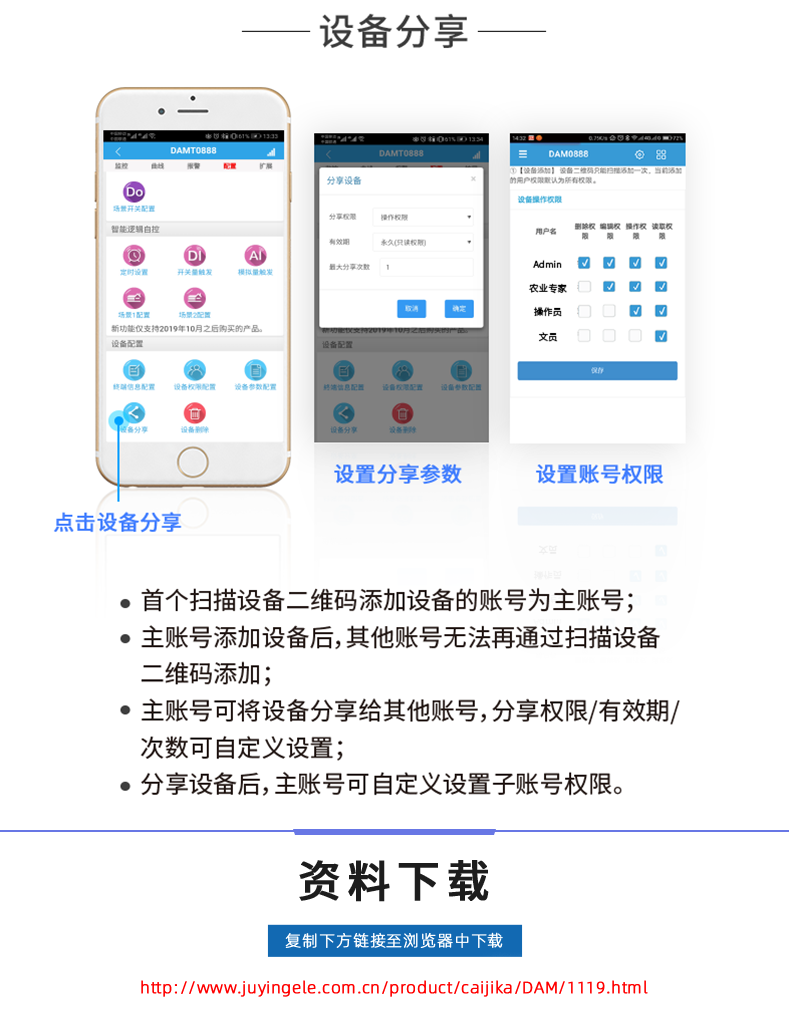 云平臺 DAM1600D-MT 遠程數采控制器云平臺配置