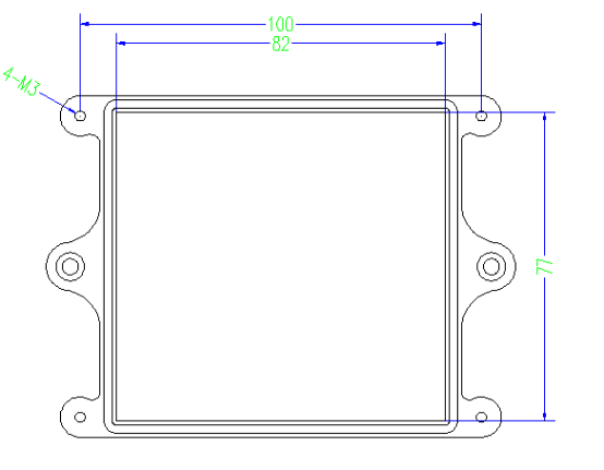 WS2-A-E 溫濕度傳感器尺寸