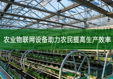 農業物聯網設備助力農民提高生產效率