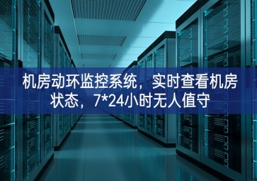 機房動環監控系統，實時查看機房狀態，7*24小時無人值守