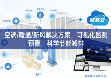 「智慧樓市」空調(diào)/暖通/新風解決方案，可視化監(jiān)測預警，科學節(jié)能減排